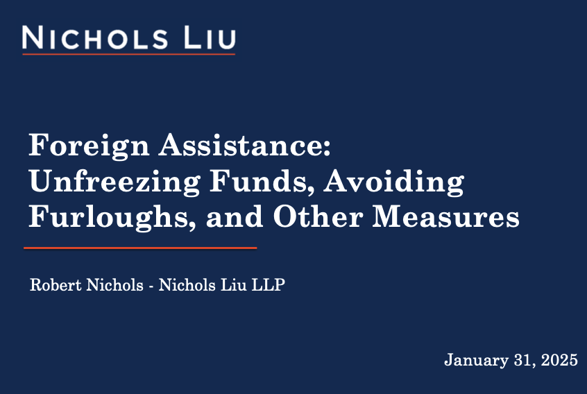 In Case You Missed It - Unfreezing Funding, Avoiding Furloughs, and Other Measures